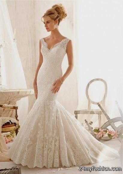 lace mermaid wedding dress with straps review