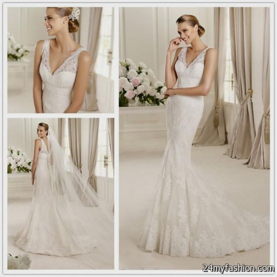 lace mermaid wedding dress with straps review