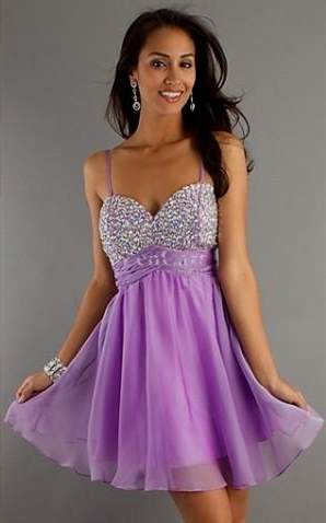 lavender homecoming dresses with straps