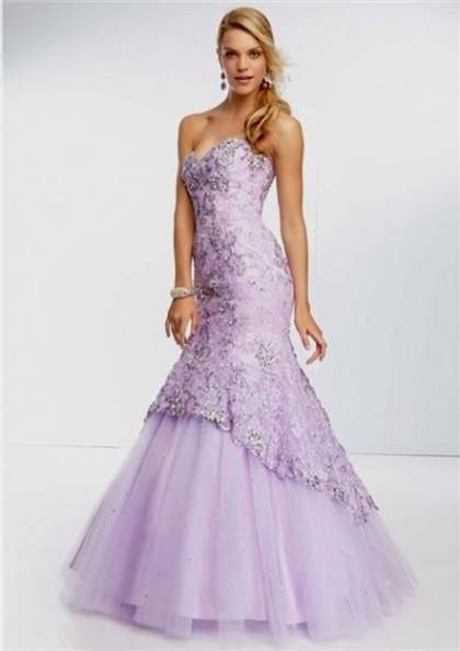 lavender mermaid prom dresses