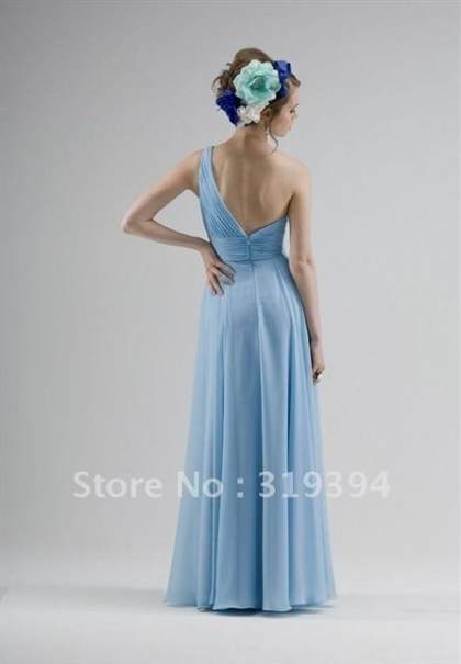 light blue chiffon bridesmaid dresses