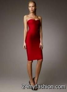 little red cocktail dress