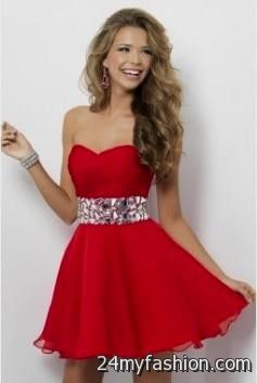 little red cocktail dress