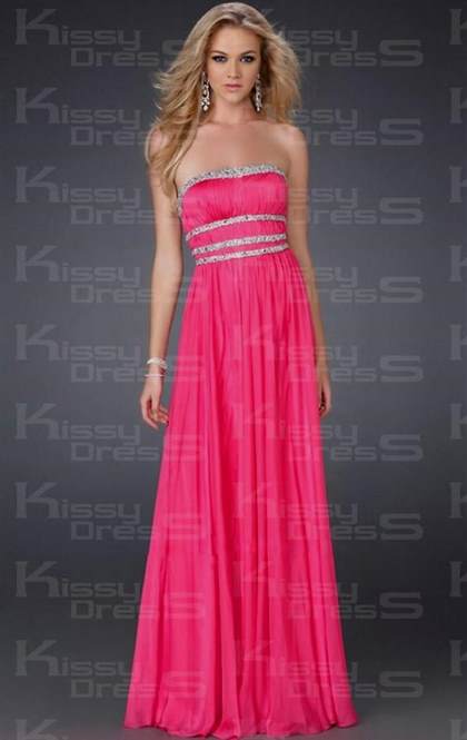 long strapless prom dresses