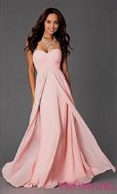 long strapless prom dresses
