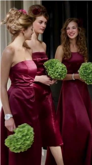merlot bridesmaid dresses