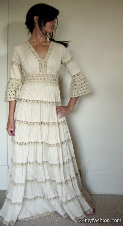 mexican cotton wedding dress