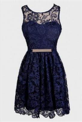 navy blue lace dress