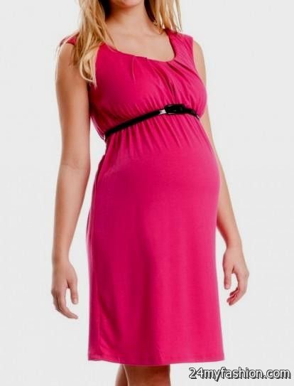 pink maternity dress review