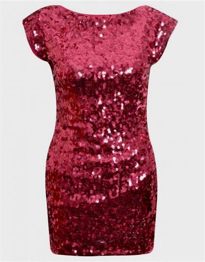 pink sequin dress