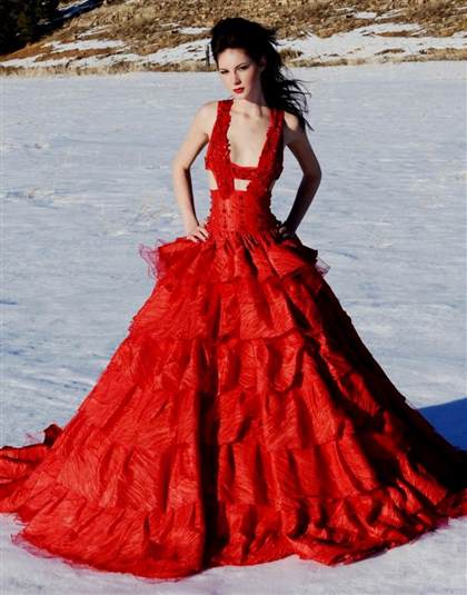 red couture evening gowns