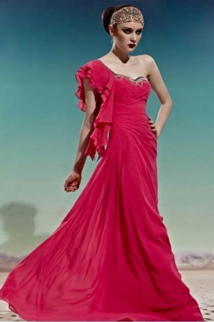 red couture evening gowns
