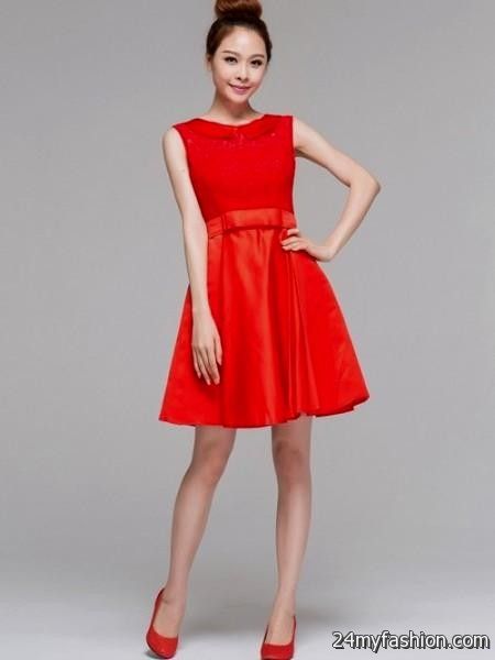red short bridesmaid dresses with lace review