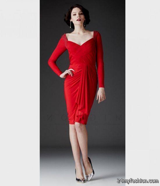 red short dresses with sleeves review