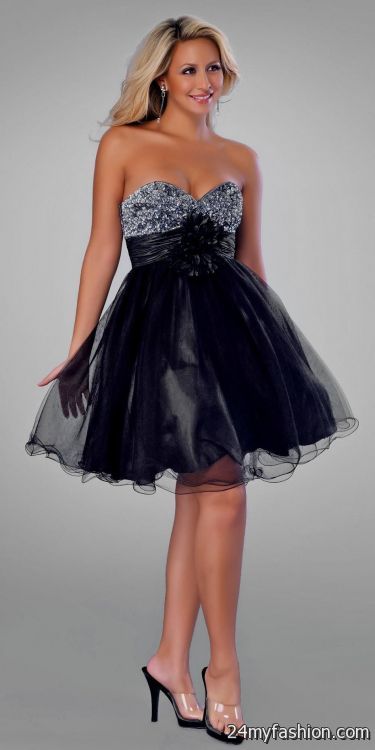 short black and purple prom dresses review