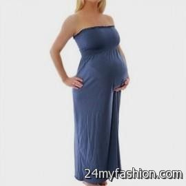 strapless maternity maxi dresses