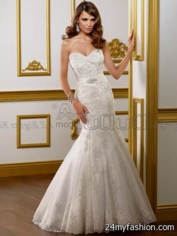 sweetheart lace trumpet wedding dress
