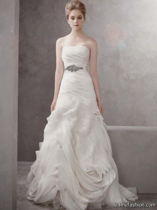 vera wang strapless wedding dresses review