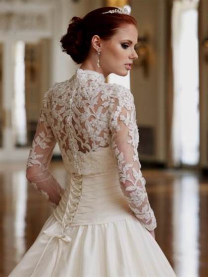 vintage lace wedding gowns with sleeves