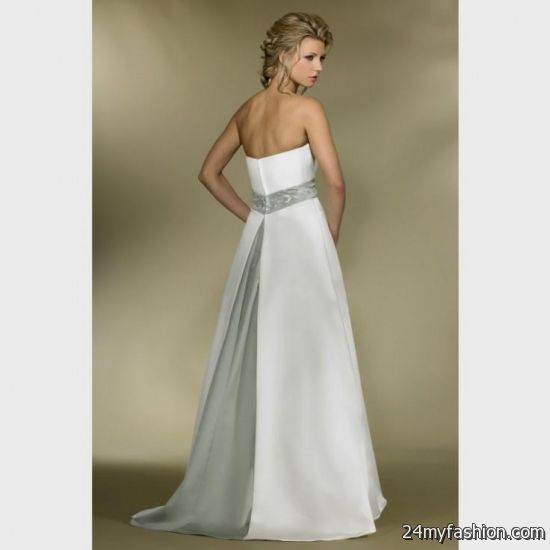 white bridesmaid dresses with colored sashes