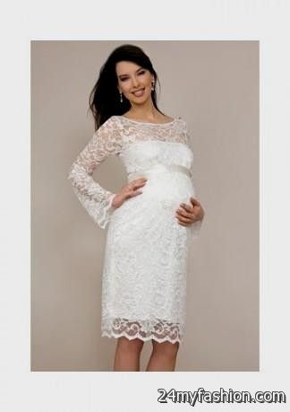 white maternity dress review