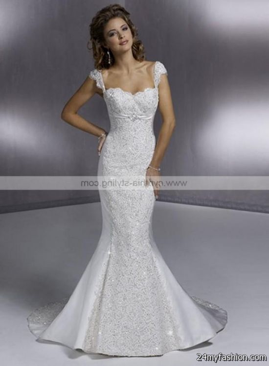 white mermaid wedding dresses review