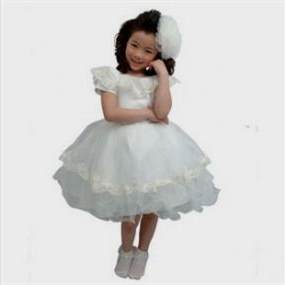 white princess dress for kids