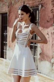 white sheer summer dresses