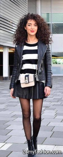 10 Cool Ways to Style a Leather Jacket 2019-2020