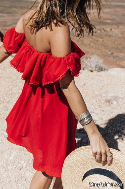 10 Ways To Wear A Red Dress 2019-2020