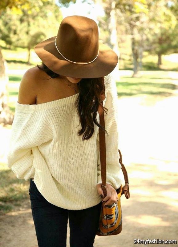 10 Ways To Wear Your White Sweater 2019-2020