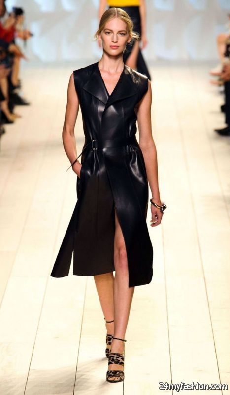 15 Ways To Style A Leather Dress 2019-2020