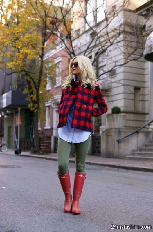 15 Ways To Style Your Rain Boots (Outfit Ideas) 2019-2020