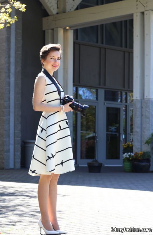 16 Ways To Wear A Striped Dress 2019-2020