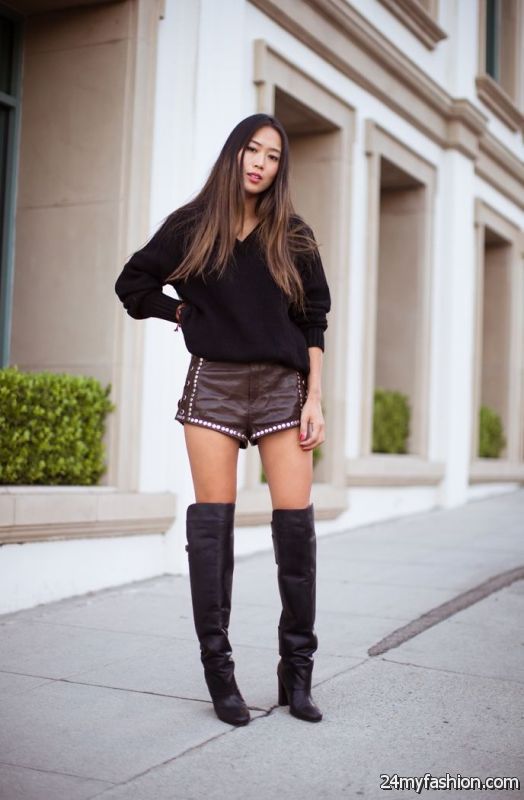 20 Super-Stylish Ways to Wear Knee-High Boots 2019-2020
