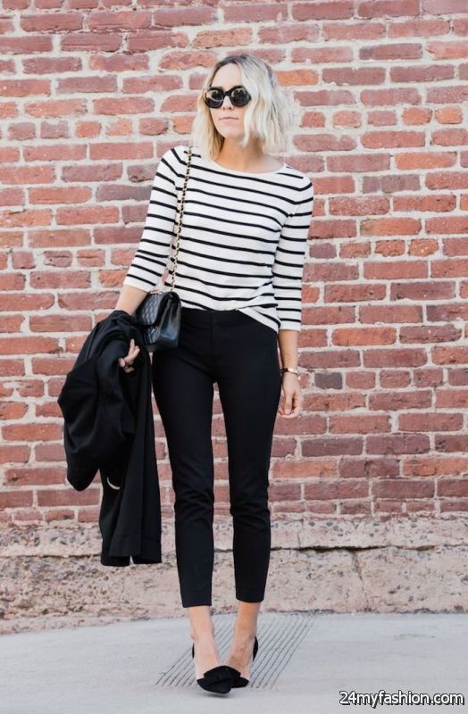 20 Ways To Style A Striped Shirt 2019-2020