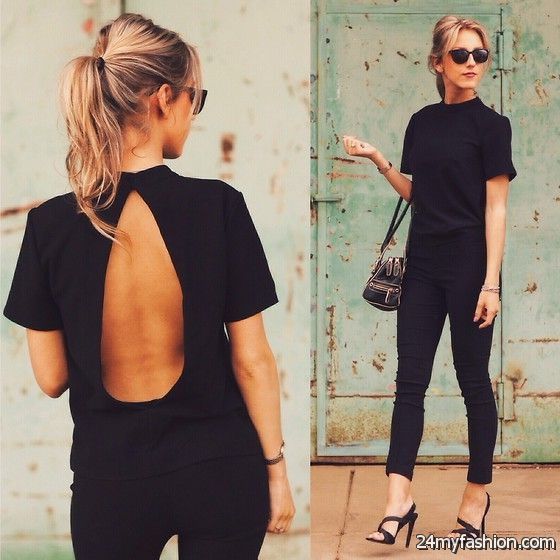 20 Ways To Wear All Black Outfits 2019-2020