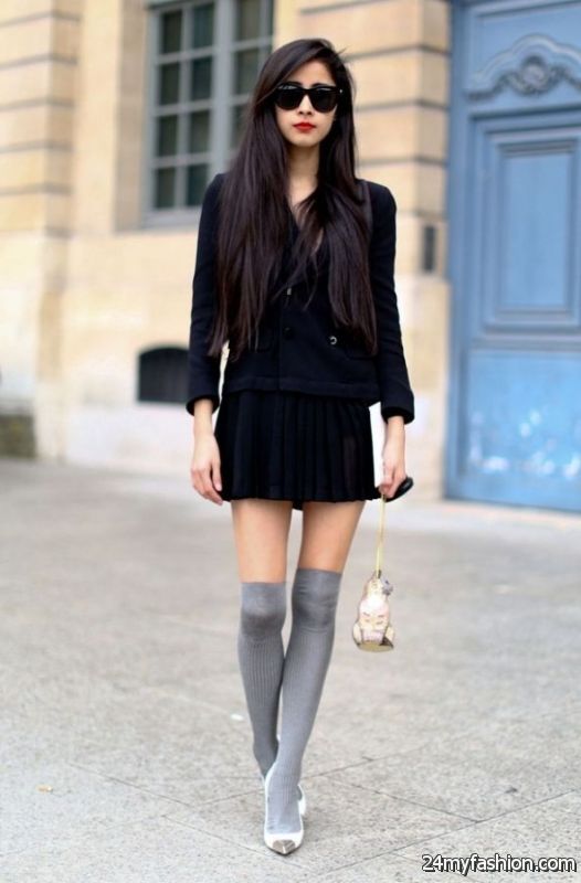 20 Ways To Wear Black Mini Skirts 2019-2020