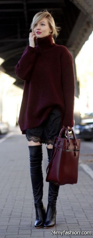 20 Ways To Wear Thigh High Boots 2019-2020