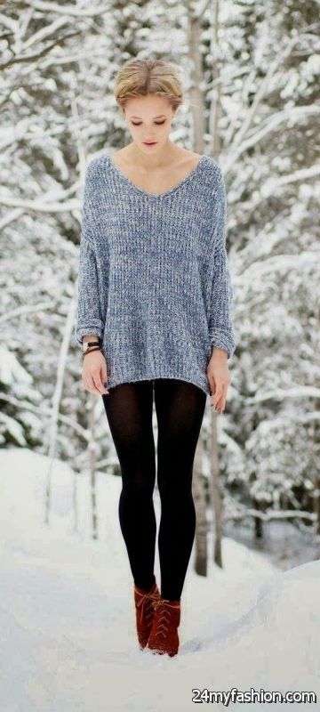 25 Lovely Women’s Sweaters And Knitted Tops Outfits 2019-2020
