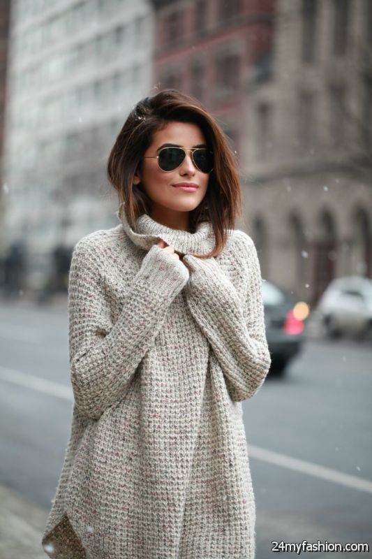 25 Lovely Women’s Sweaters And Knitted Tops Outfits 2019-2020