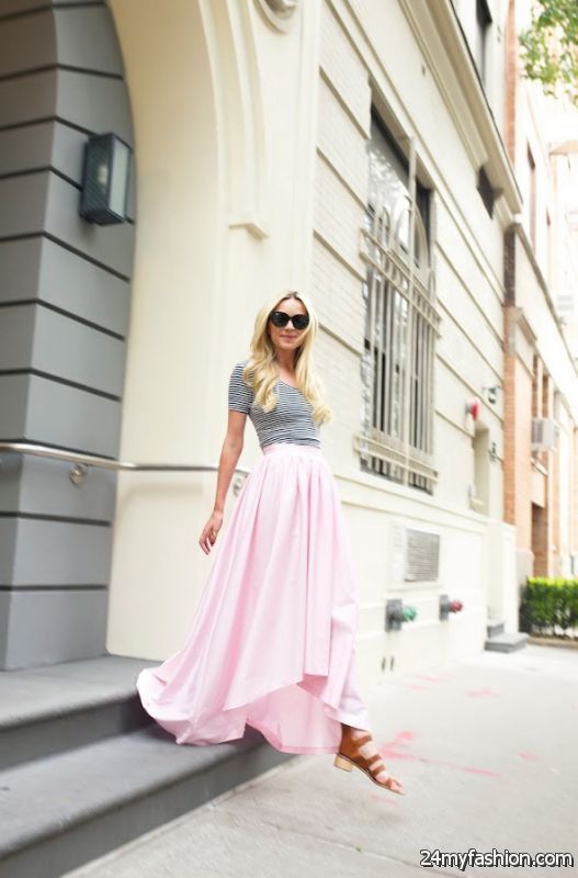 30 Cute Ways To Wear A Midi Skirt 2019-2020
