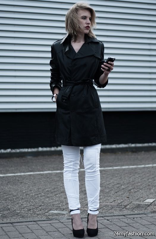 Black Coats Styles For Women 2019-2020
