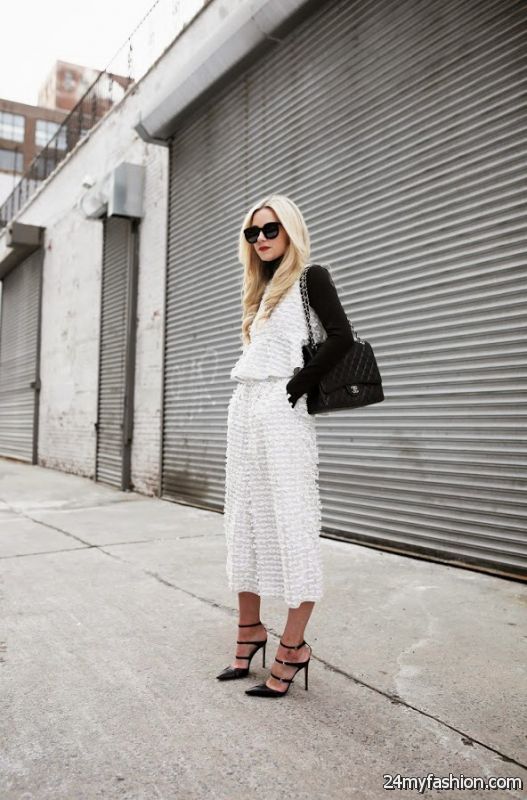 Black & White Outfit Ideas For Work 2019-2020