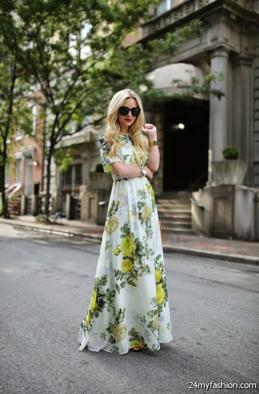 Floral Dresses For Special Occasions 2019-2020