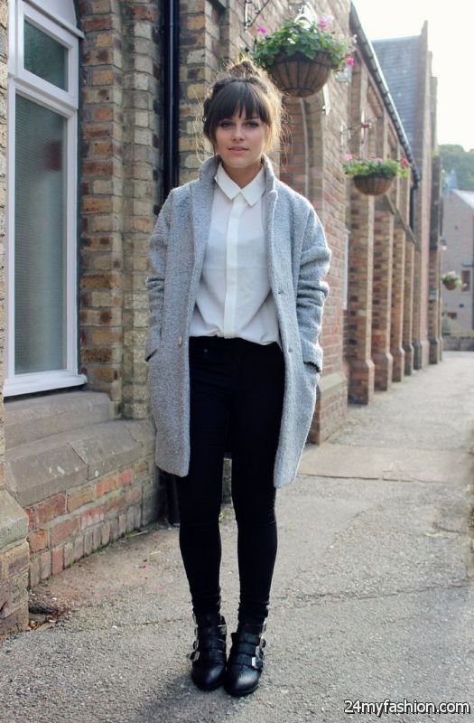 Grey Coat Outfit Ideas to Copy Now 2019-2020