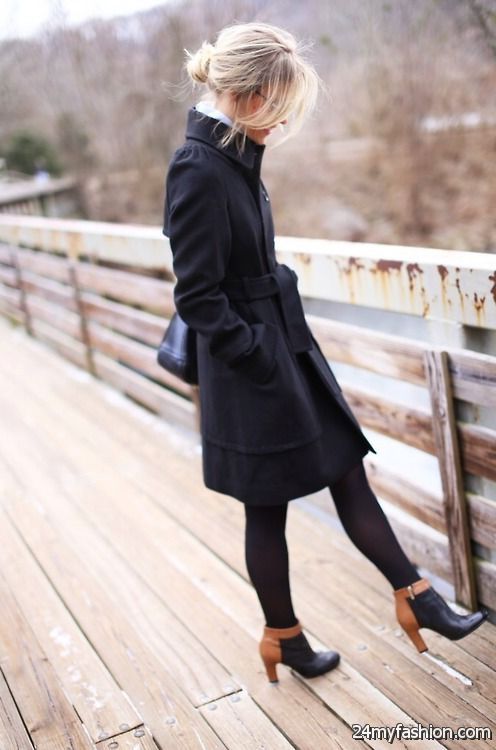 Heeled Boots Outfit Ideas 2019-2020