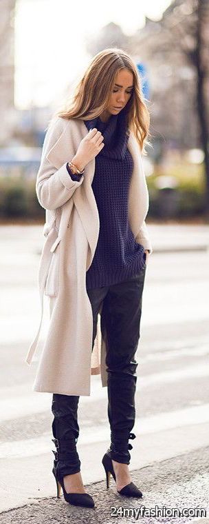How To Pair Knitted Sweaters With Coats 2019-2020