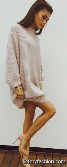How To Wear A Knit Sweater Dress 2019-2020