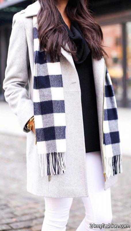 How To Wear A Plaid Scarf With A Coat 2019-2020
